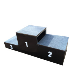 Пьедестал для победителей с покрытием (ковролин)