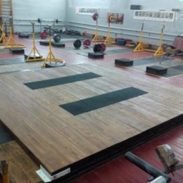 Помост 4х4х0,12м (тяжелоатлетический тренировочный)