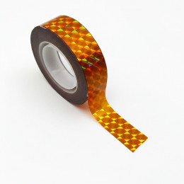 Обмотка для обруча золотая 15мм 30м